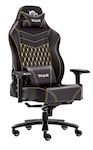 Talius silla Mamut gaming negra/amarilla 4D, Frog, base metal, ruedas nylon, hasta 170kg