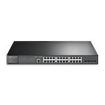 TP-LINK JetStream  28-Port Gigabit L2+ Managed Switch with 24-Port PoE+