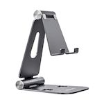 AISENS - SOPORTE DE SOBREMESA TAMAÑO XL AJUSTABLE (2 PIVOTES) PARA MOVIL / TABLET, GRIS