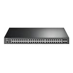TP-LINK Switch gestionable L2+ JetStream ™ de 52 puertos Gigabit con 48 puertos PoE+