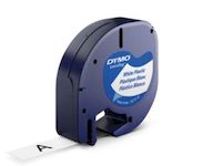 DYMO Cinta LT 12mmx4mt -Negro/Blanco