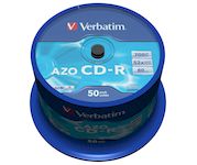 VERBATIM CD-R 700Mb 52X (Tarrina 50 unidades)