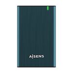 AISENS CAJA EXTERNA 2,5" ASE-2525BWN 9.5MM SATA A USB 3.0/USB3.1 GEN1, AZUL PACIFICO