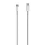 AISENS Cable USB 2.0 USB-C a LIGHTNING PD 2A, LIGHTNING/M-USB-C/M, blanco, 0.5m