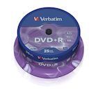 VERBATIM DVD+R 4.7Gb 16x (Tarrina 25 ud)