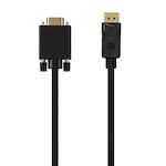 AISENS - CABLE CONVERSOR DISPLAYPORT A VGA, DP/M-VGA/M, NEGRO, 1.0M