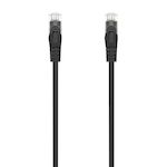 AISENS - CABLE DE RED LATIGUILLO RJ45 LSZH CAT.6A 500 MHZ UTP AWG24, NEGRO, 25CM