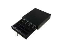 EQUIP TPV CAJON PORTAMONEDAS METAL 41X41 RJ11 NEGRO (3 AÑOS DE GARANTIA)