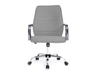 EQUIP SILLA DE OFICINA RESPALDO ALTO COLOR GRIS DISEÑO ERGONOMICO