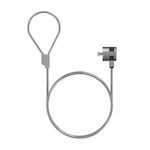 AISENS - CABLE DE SEGURIDAD T-LOCK CON CERRADURA DE LLAVE PARA ORDENADOR, MONITOR, PORTATIL 1.5M