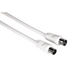 HAMA Cable Antena M-H 75db 3 m Blanco S/B