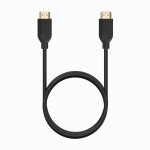 AISENS - CABLE HDMI V2.0 CCS PREMIUM ALTA VELOCIDAD / HEC 4K@60HZ 18GBPS, A/M-A/M, NEGRO, 1.0M