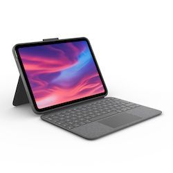 LOGITECH COMBO TOUCH FOR IPAD (10TH GEN)PERP OXFORD GREY ESP - MEDITER-412