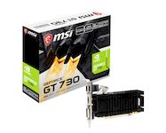 MSI TARJETA GRAFICA MSI GT 730K 2GB GDDR3 V1 HDMI/DVI-D/VGA LP