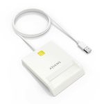 AISENS - LECTOR DE TARJETA INTELIGENTE DNI, BLANCO