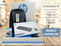 HP Pack Ratón inalambrico 235 + Ratón USB + Combo Wireless + Mochila + Expositor de Regalo