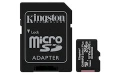 KINGSTON MicroSD XC 256GB / Class 10 / Adaptador SD