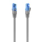 AISENS - CABLE DE RED LATIGUILLO RJ45 CAT.6 UTP AWG26 CCA, GRIS, 5.0M