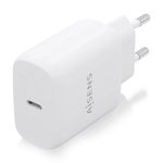 AISENS - CARGADOR USB-C PD3.0 1 PUERTO 1xUSB-C 25W, BLANCO