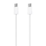 AISENS - CABLE USB 2.0 3A 60W APPLE, TIPO USB-C/M-USB-C/M, BLANCO, 2.0M