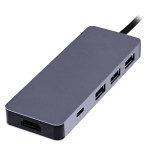 TNB iClick - Hub USB-C (Tipo C) 6 en 1 - gris sideral