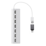 TNB HUB de 7 puertos USB-A 2.0 - aluminio