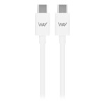 TNB WAY - USB-C/ Cable de carga y sincronización USB-C de 1 m - Blanco