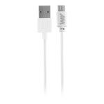 TNB WAY - Cable de carga y sincronización USB/Micro USB de 1 m blanco