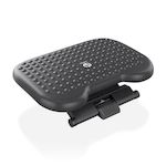AISENS - REPOSAPIES INCLINABLE Y ALTURA AJUSTABLE, NEGRO