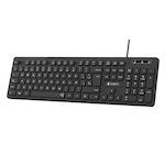 SUBBLIM Teclado Business Slim Silencioso con cable USB