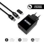 SUBBLIM Cargador Smart charger PD25W+QC3.0+C to C/Lightning cable B