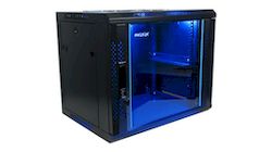 PHASAK Rack mural 19" Phasak Pro  9U  600x450 Montado (Incluyen 2 vent, bolsa tornilleria)
