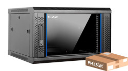 PHASAK Rack mural 19" Phasak Eco 16U  542x450 Desmontado (Envio Flat Pack)