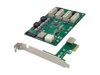 Conceptronic Tarjeta Expansion Puertos PCIex1 a 4x PCIex1