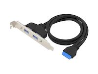 Conceptronic Adaptador USB 3.0 Placa Base Conector 19 Pins Hembra a  2xUSB-A