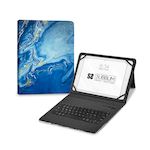 SUBBLIM funda de tablet con teclado bluetooth Keytab Pro BT Trendy Marmol Azul