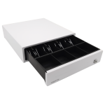 APPROX TPV Cajon Portamonedas Compacto Blanco 33x36 Apertura Manual Y Automatica