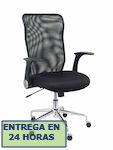 PIQUERAS Y CRESPO Silla Minaya respaldo malla negro asiento 3D negro