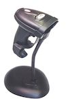 10 POS SCANNER LASER CON SOPORTE LS-270 USB NEGRO