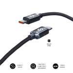 SUBBLIM CABLE OPTIMUS 60W C-C 2m BLACK