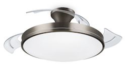 PHILIPS Ventilador Atlas 35+28 W con luz LED