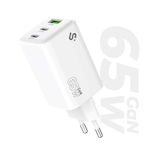 SUBBLIM Cargador de corriente GAN 65W CHARGER USB C+C+A