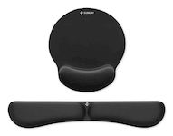 SUBBLIM Alfombrilla PACK ERGO MEMORYFLEX - KEYB WRIST AND MOUSE PAD BL
