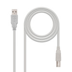 NANOCABLE CABLE USB 2.0 IMPRESORA TIPO A/M-B/M, 1.8 M