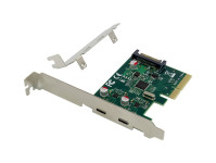 CONCEPTRONIC Tarjeta PCIe USB 3.2 Gen 2 Tipo-C de 2 puertos