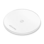 AISENS - CARGADOR INALAMBRICO USB-C 15W PARA MOVIL, BLANCO