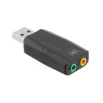 TNB USB audio adapter / 2 jack - 5.1 sound card - black