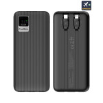 COOLBOX POWERBANK DP10 10000MAH LCD+CABLES INTEGRADOS USB-C+LIGHTING NEGRO CARGA RAPIDA